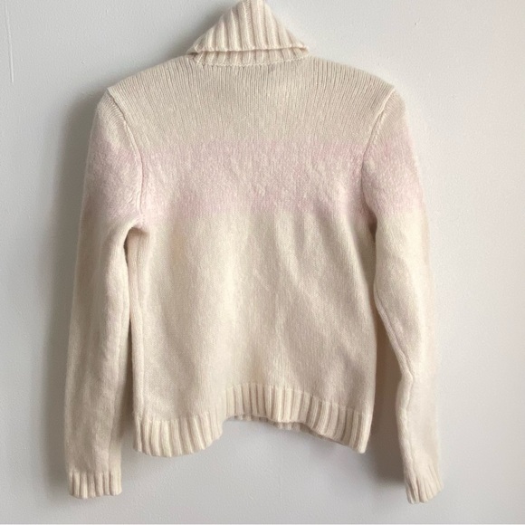 Ralph Lauren Wool Sweater Cream Turtleneck Wool - Picture 4 of 6